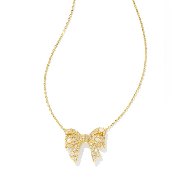 Kendra Scott Jewelry - 🎀 Kendra Scott Krista GOLD Bow Necklace